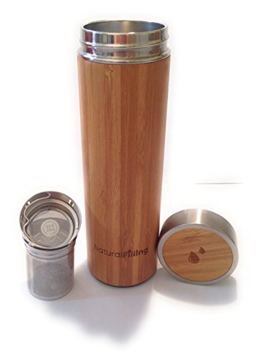 Thermos-isotherme-nomade-sans-BPA-en-acier-inoxydable-et-bambou-naturel-de-460-ml-quip-dun-panier-infuseur--th-tisane-fruits-ou-caf Natural Filling thermos bambou sans bpa